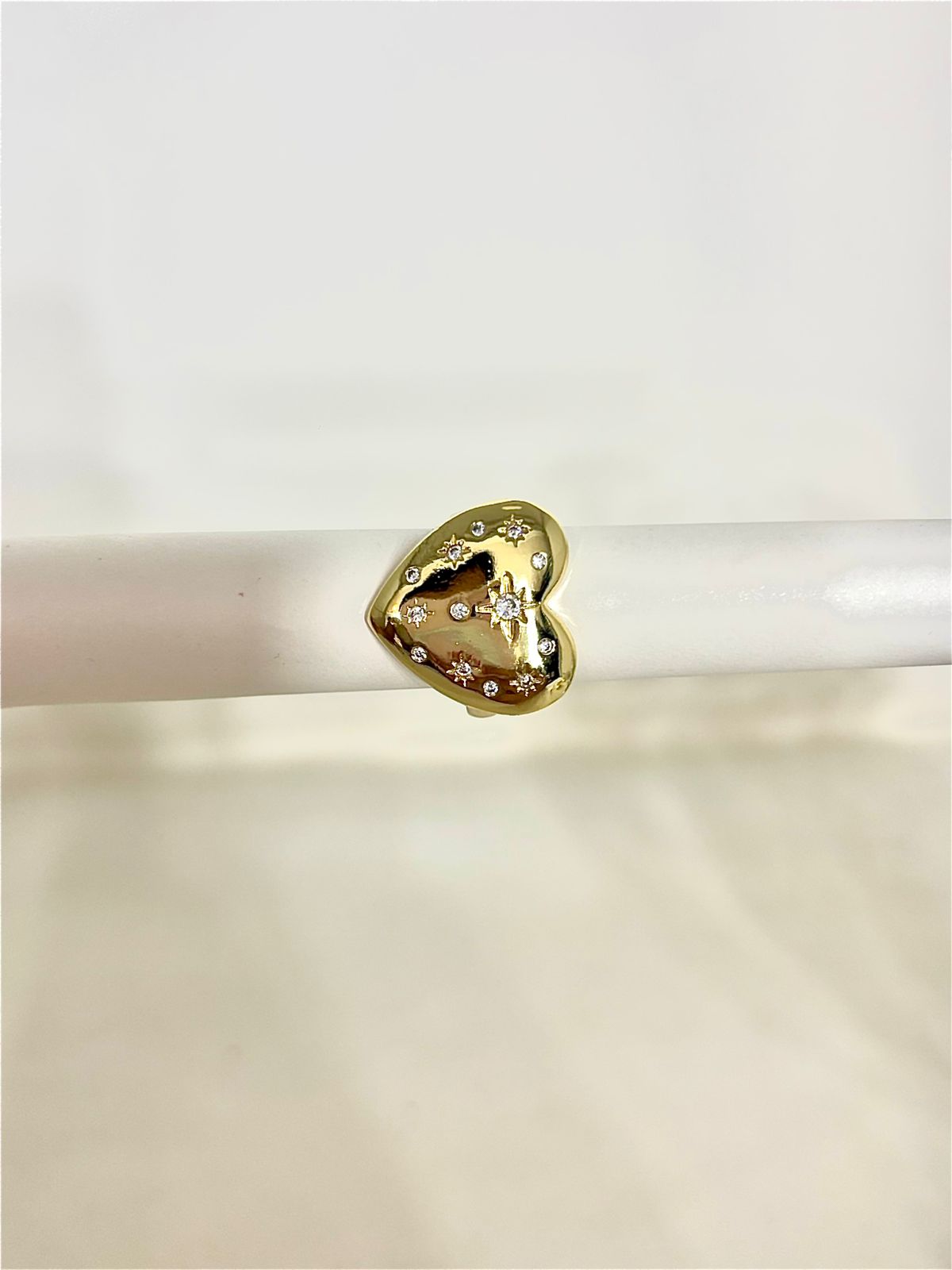 ANILLO CORAZON BRILLANTE