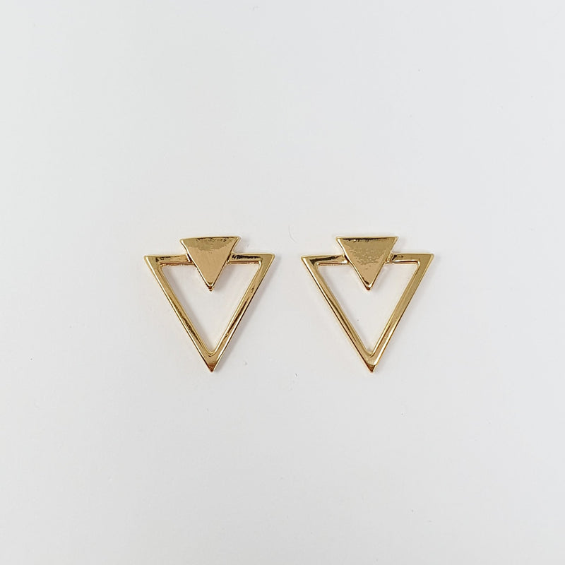 Aretes Triangulos  CapiroJoyeria