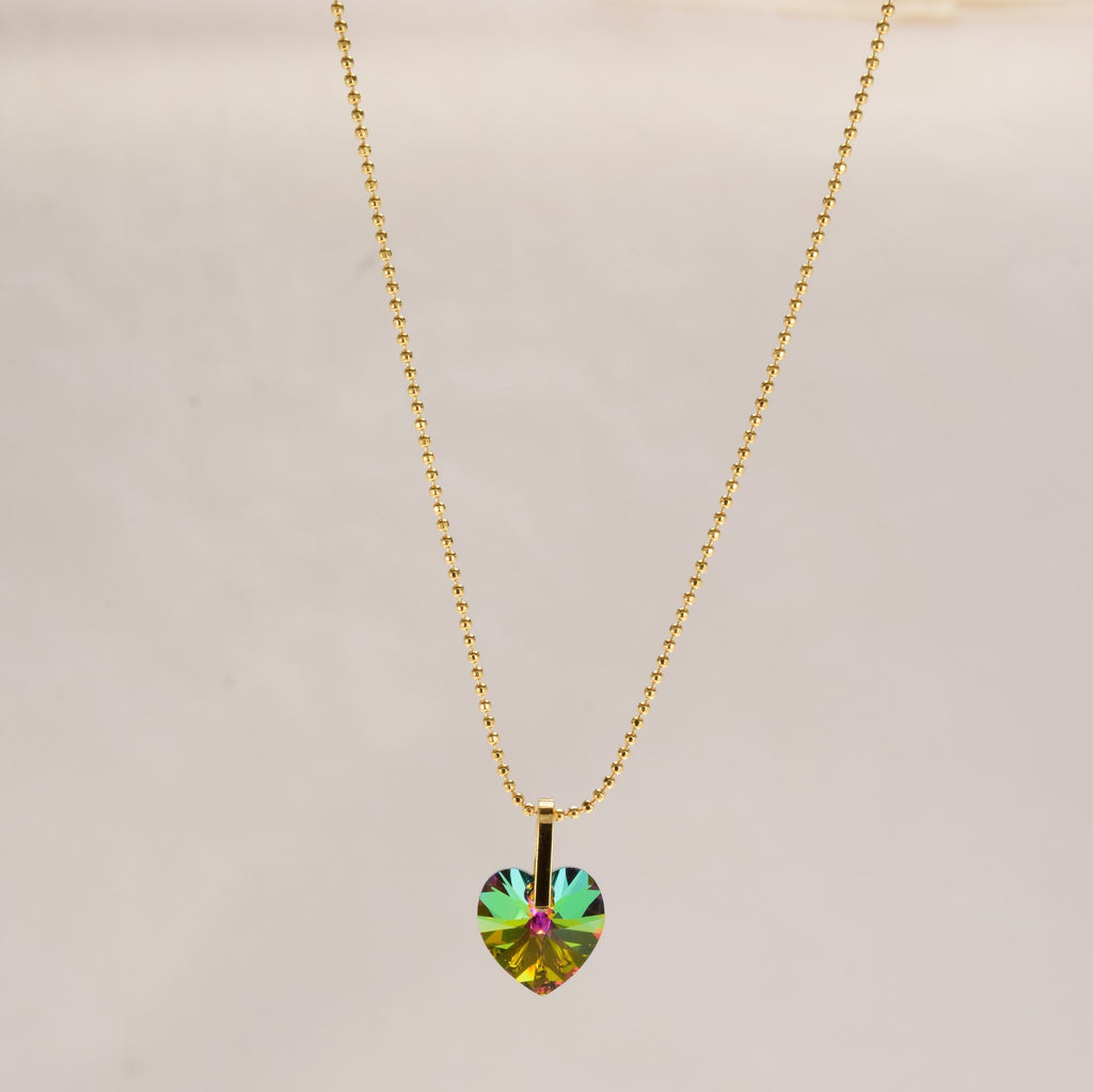 Collar-Corazon-de-Cristal-rainbow Capiro