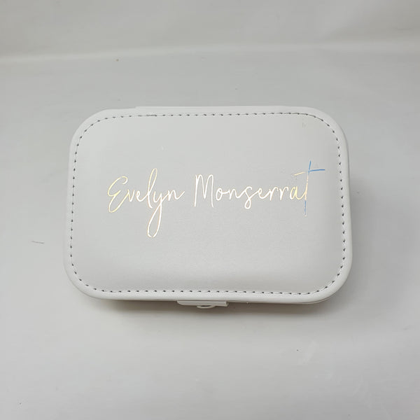 Alhajero blanco personalizado