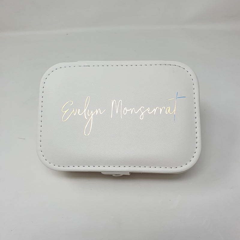 Alhajero blanco personalizado