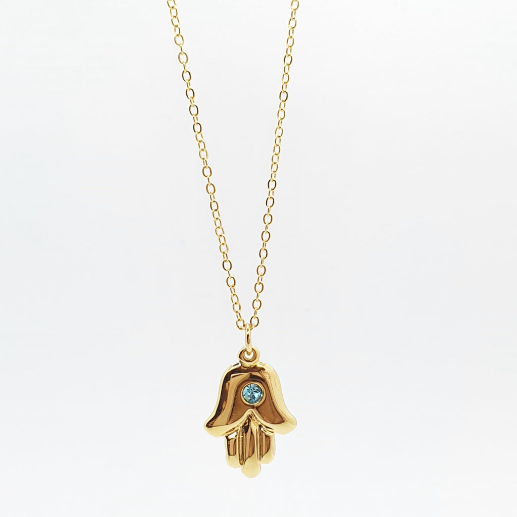 Collar mano hamsa